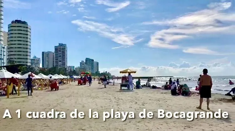 Apartamento 1804 Cartagena Bocagrande Hermosa Vista A 1 Cuadra De La Playa Apartment